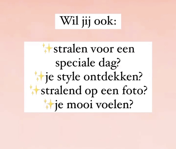 Een fotoshoot bij Kimagestyle