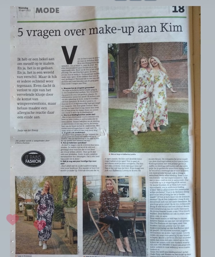 Vijf vragen over make-up aan Kim
